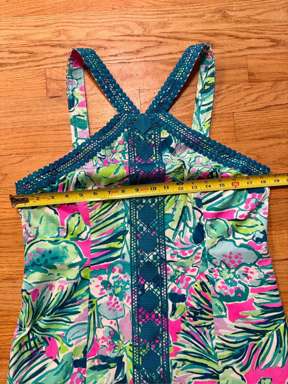 Lilly Pulitzer Vena Stretch Shift Dress – Early Bloomer – Size 12 – NWOT - Picture 5 of 9